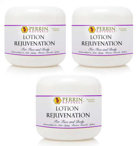 Three Perrin Naturals Lotion Rejuvenation Discounted