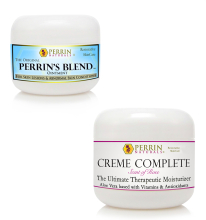 Perrin's Blend and Creme Complete Rose for Actinic Keratosis and Lichen Sclerosus