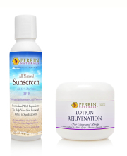 Natural sunscreen and sunburn therapy