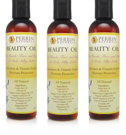 3 pack of beauty oil perrin naturals