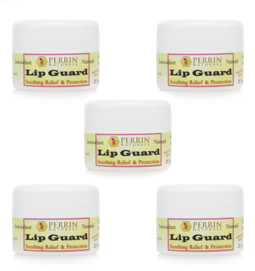 5 pack of perrin naturals lip guard