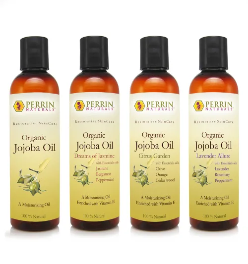 jojoba oil collection from perrin naturals