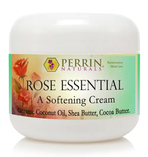 rose essential cream example for softening dry skin