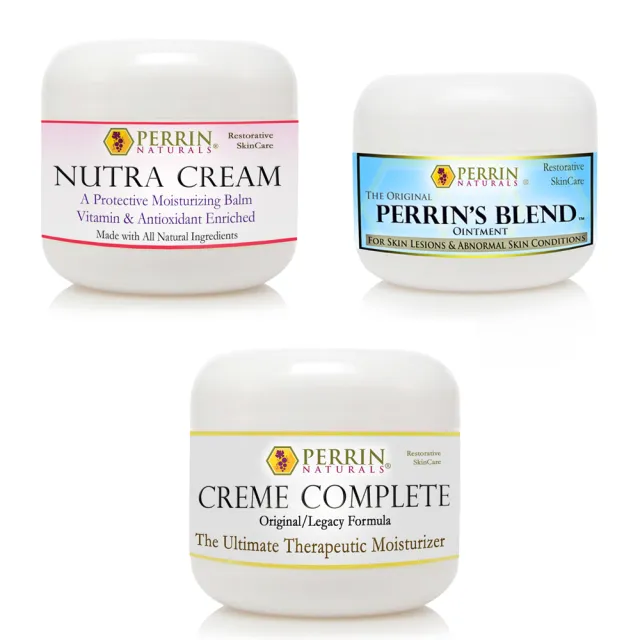 Natural Treatment for Lichen Sclerosus | Creme Complete, Perrins Blend, Nutra Cream